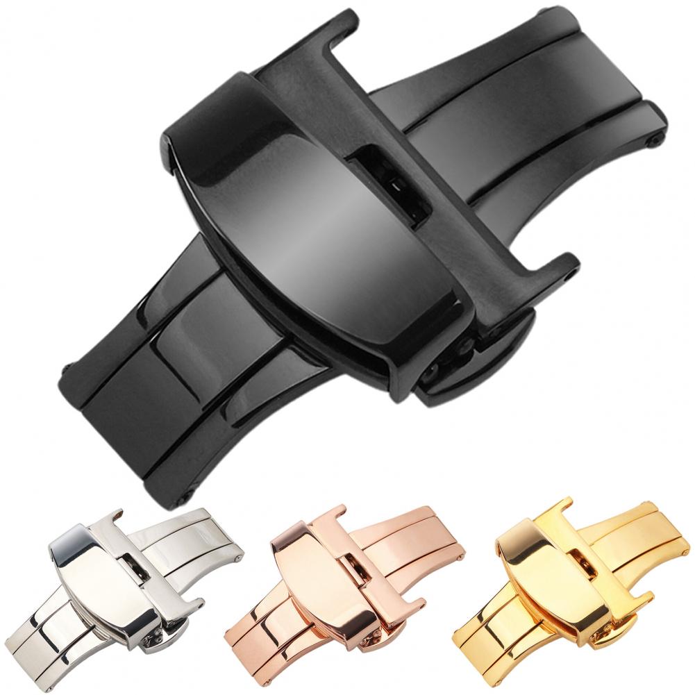 Butterfly Clasp Deployant - 12/14/16/18/20/22/24mm Butterfly Clasp Watch Buckle Stainless