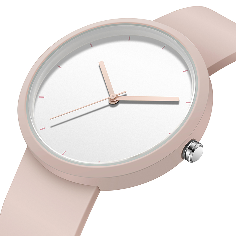 Silicone Band Women - Minimalism Watch For Women 41mm Case