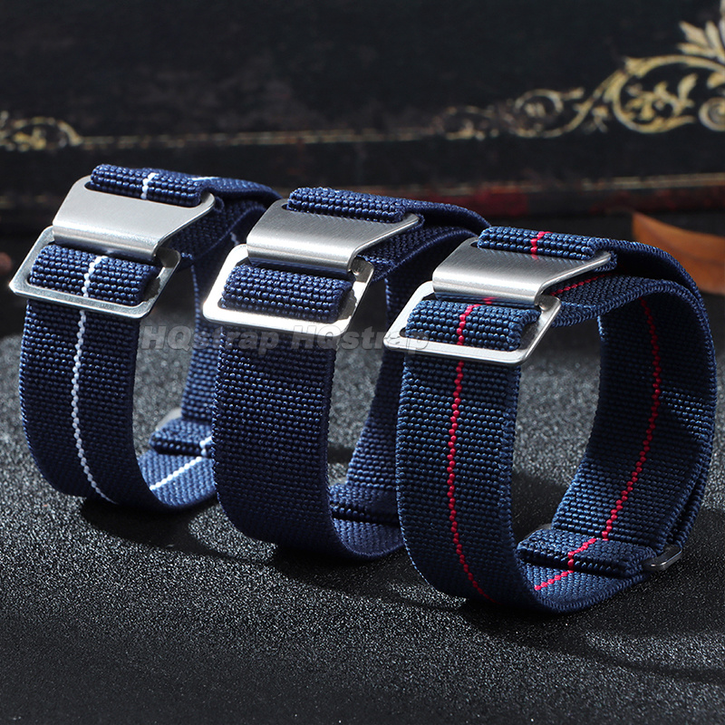 18/20/22mm Elastic Nylon Watch - Parachute Strap Elastic incelemesi ve fiyatı