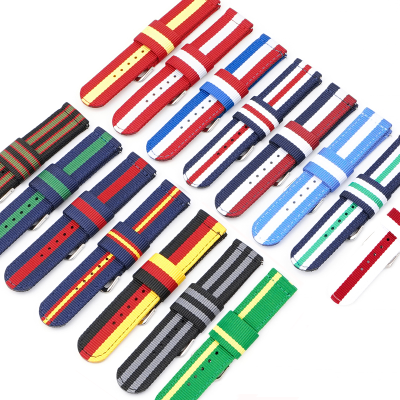 Nylon Watch Strap 20mm 22mm Qu - Canvas Strap Watch incelemesi ve fiyatı