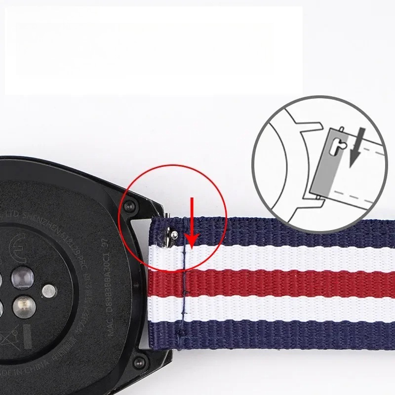 Nylon Watch Strap 20mm 22mm Qu - Canvas Strap Watch incelemesi ve fiyatı