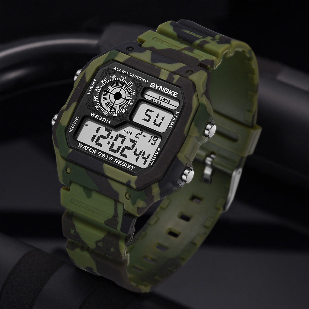 Synoke Outdoor Military Digita - Canvas Strap Watch incelemesi ve fiyatı