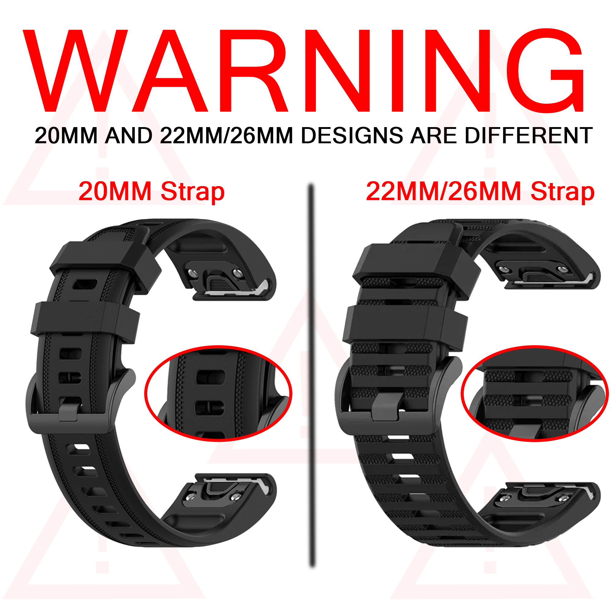 Watch Bands For Garmin Fenix 8 - Silicone Watch Band 22Mm incelemesi ve fiyatı