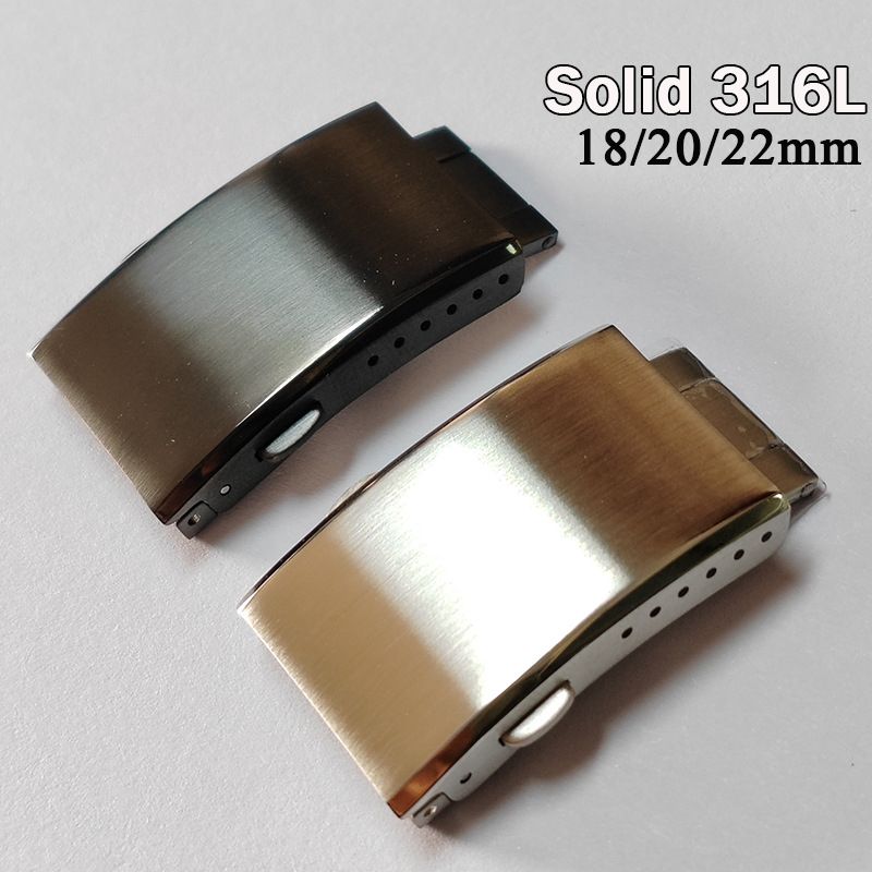 18mm 20mm 22mm Solid 316L Stai - Butterfly Clasp Deployant incelemesi ve fiyatı