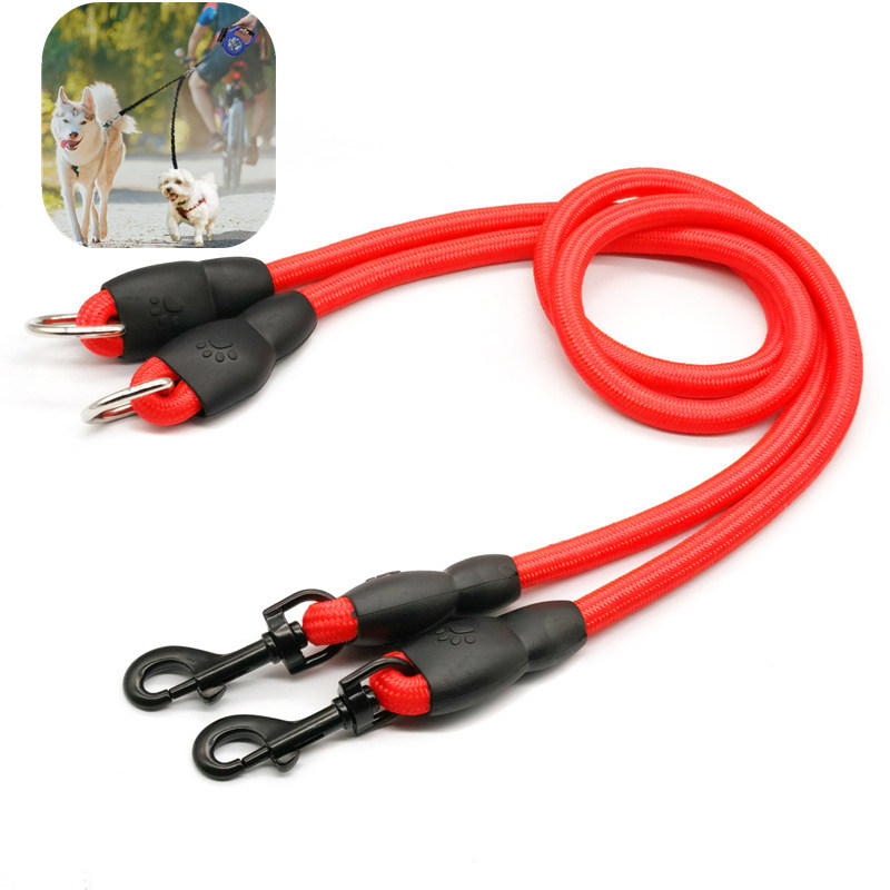 Dog Leash Double Leashes for D - Leather Strap Quick Release incelemesi ve fiyatı