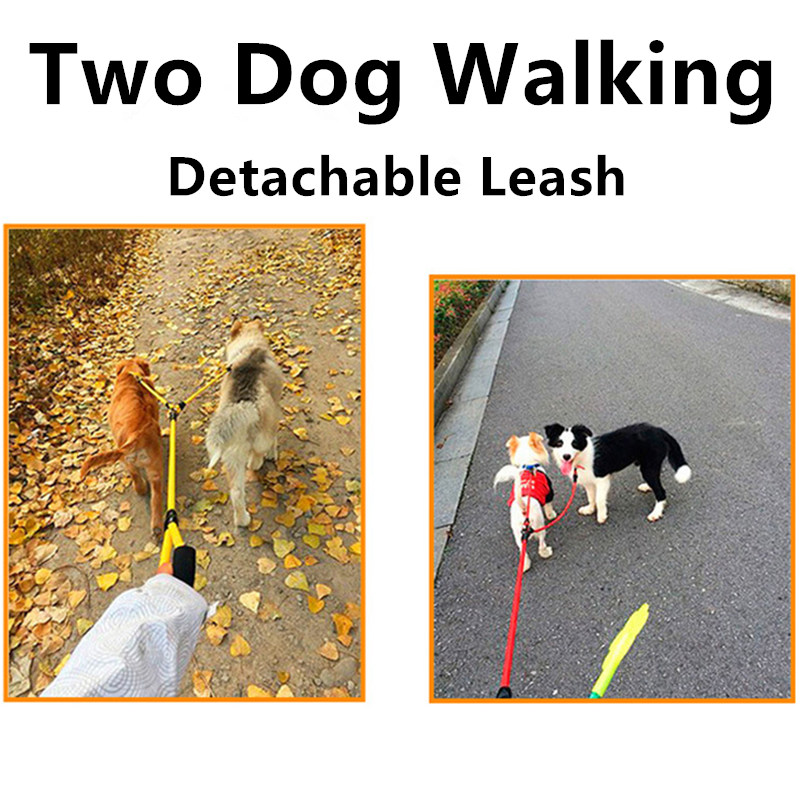 Dog Leash Double Leashes for D - Leather Strap Quick Release incelemesi ve fiyatı