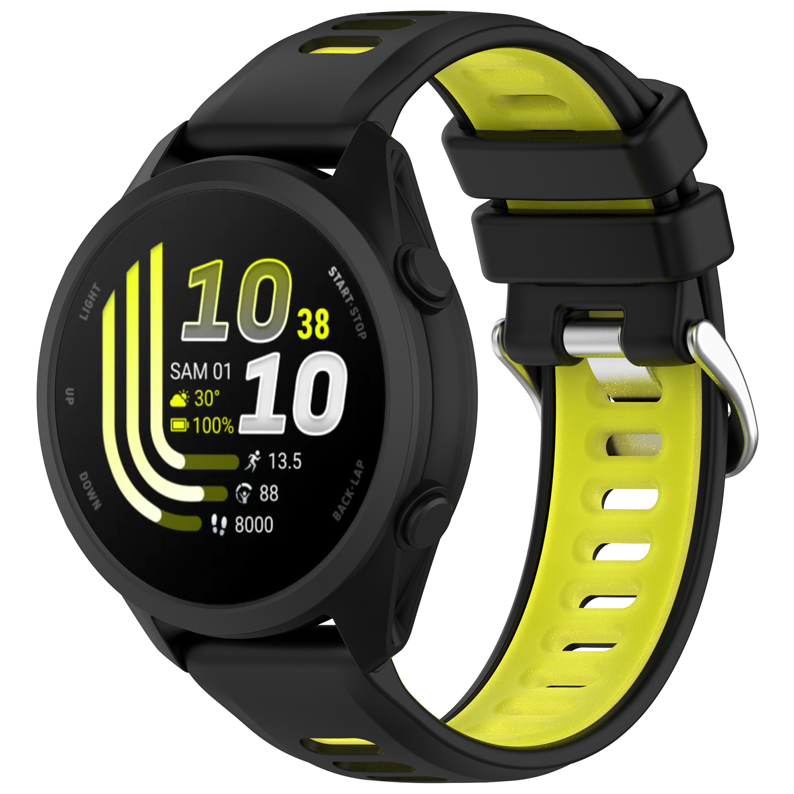 Dual-Color Silicone Sport Watc - Silicone Watch Band 22Mm incelemesi ve fiyatı