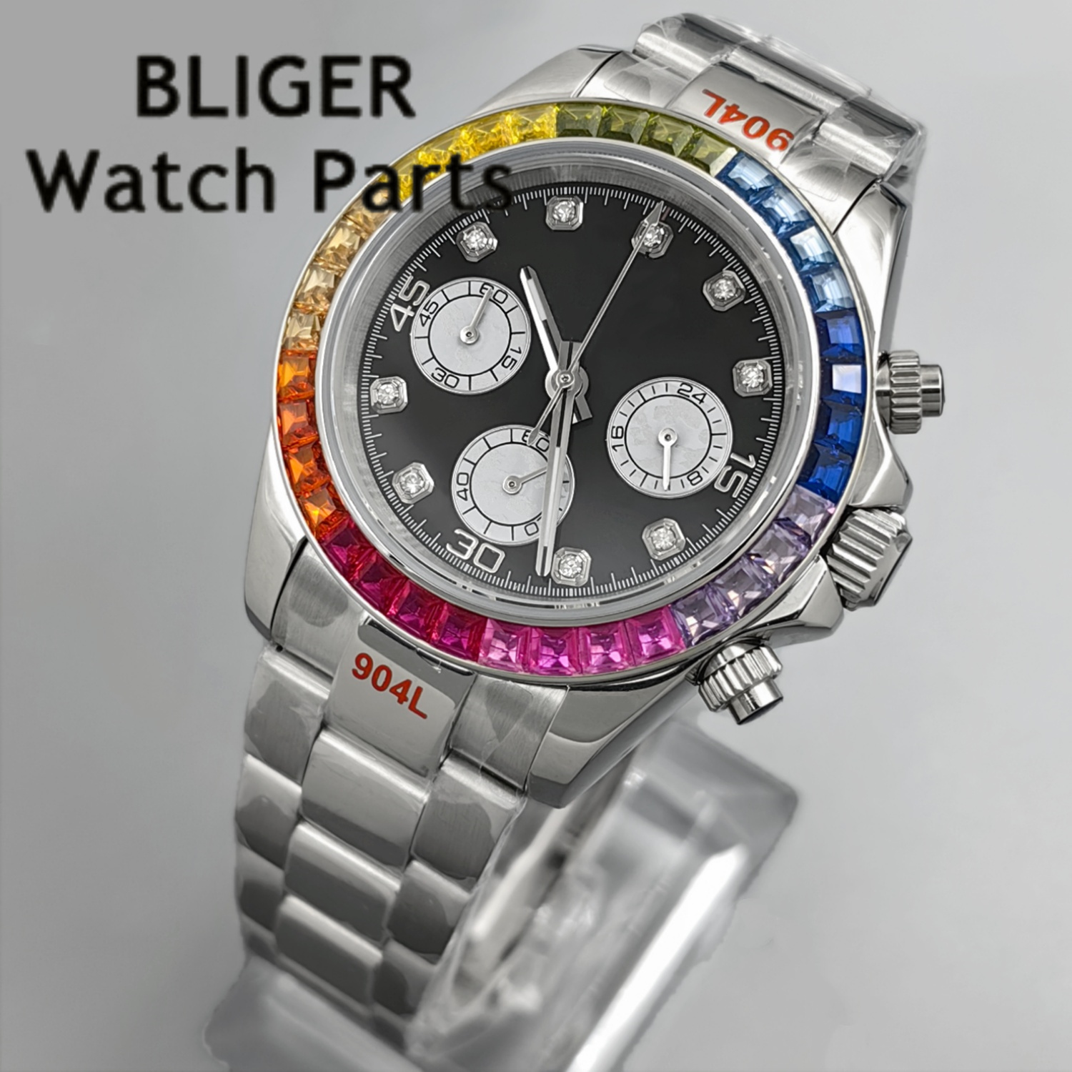 BLIGER Black Panda Dial Multic - Rubber Strap Diver incelemesi ve fiyatı