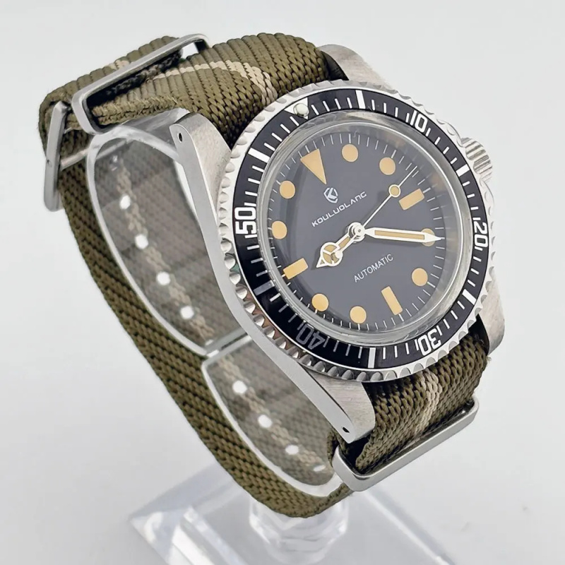 NH35 vintage 40mm sapphire gla - Tropic Strap Vintage incelemesi ve fiyatı