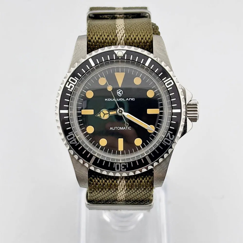 NH35 vintage 40mm sapphire gla - Tropic Strap Vintage incelemesi ve fiyatı
