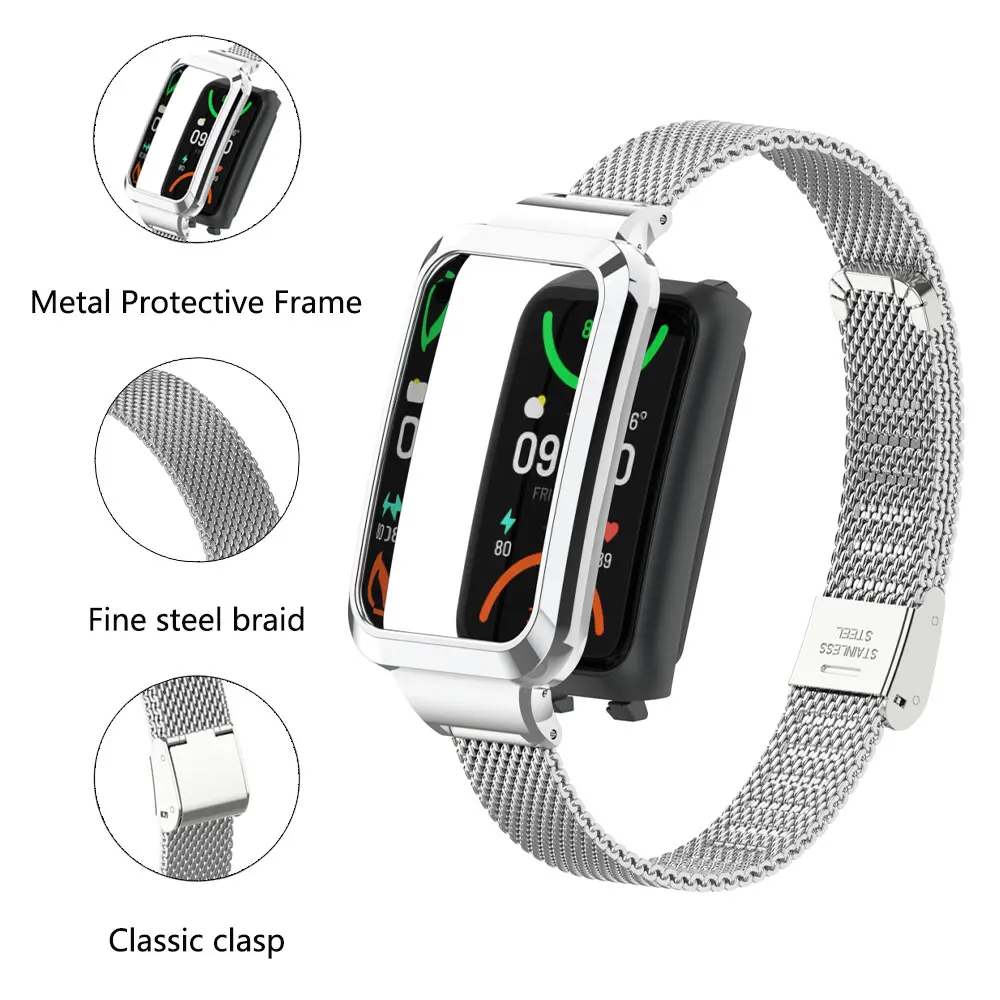 Suitable for Oppo Band 2 Stain - Mesh Strap Metal incelemesi ve fiyatı