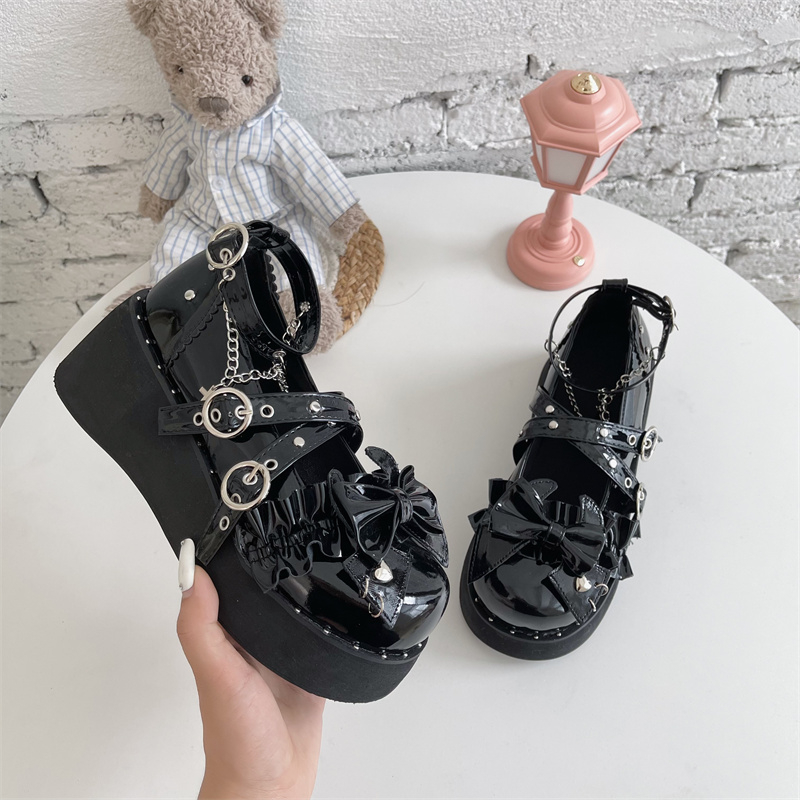 2026 Platform Lolita Shoes Wom - Mesh Strap Metal incelemesi ve fiyatı