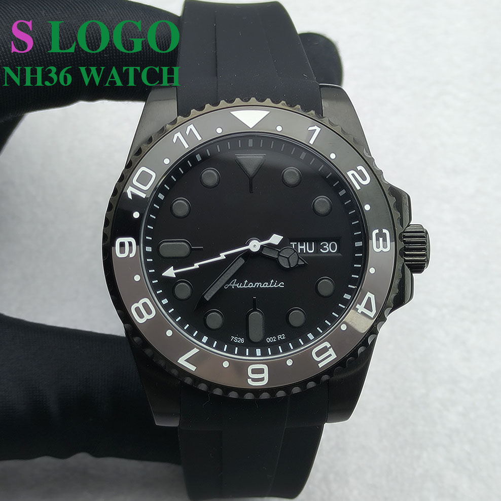 40MM NH36 Watch Black Men's St - Stainless Bracelet Diver incelemesi ve fiyatı