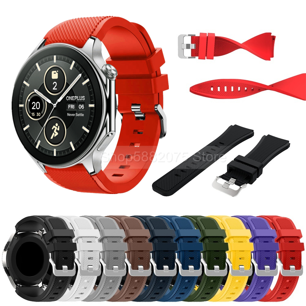 22mm Silicone Strap For OPPO W - Silicone Watch Band 22Mm incelemesi ve fiyatı