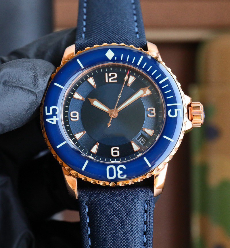 Customized watch, 42mm, sapphi - Canvas Strap Watch incelemesi ve fiyatı