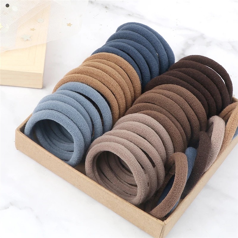 50PCS/Set Women Girls Basic Ha - Silicone Band Women incelemesi ve fiyatı