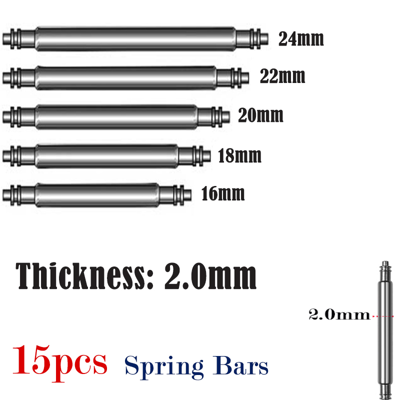 15pcs Watch Band Pin 2.0mm Dia - Spring Bar Tool Set incelemesi ve fiyatı