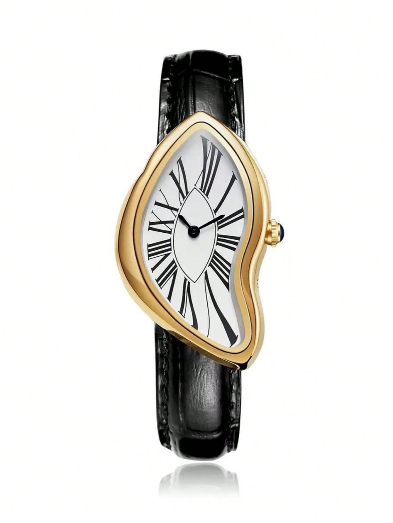 Creative Melt Luxury Watch for - Leather Watch Band Men incelemesi ve fiyatı