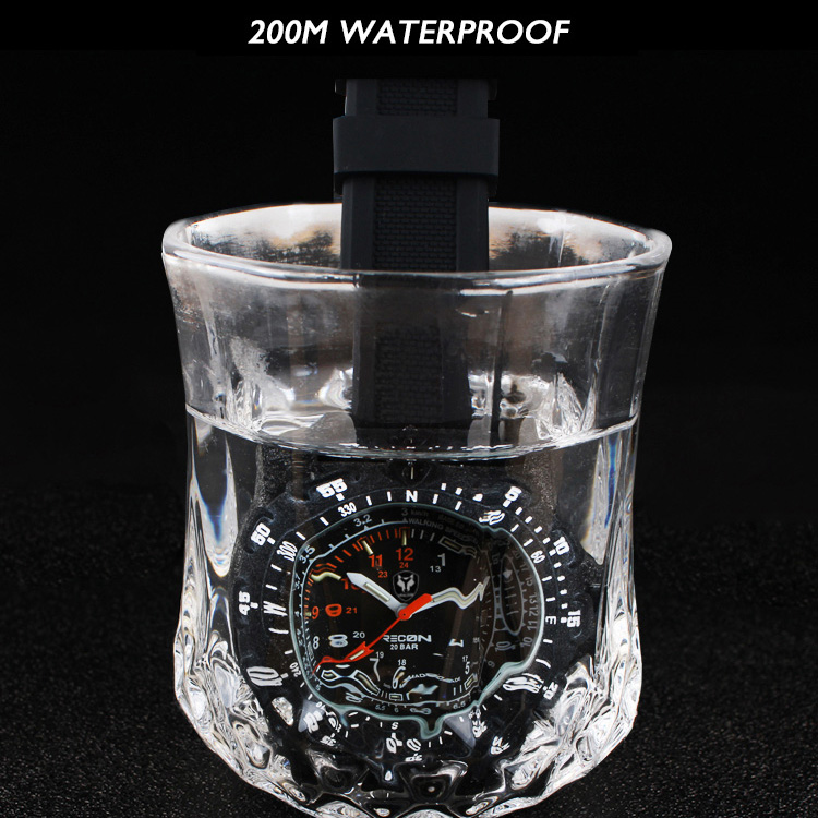 Hnlgnox Mens Pilot Watches Spo - Rubber Strap Diver incelemesi ve fiyatı