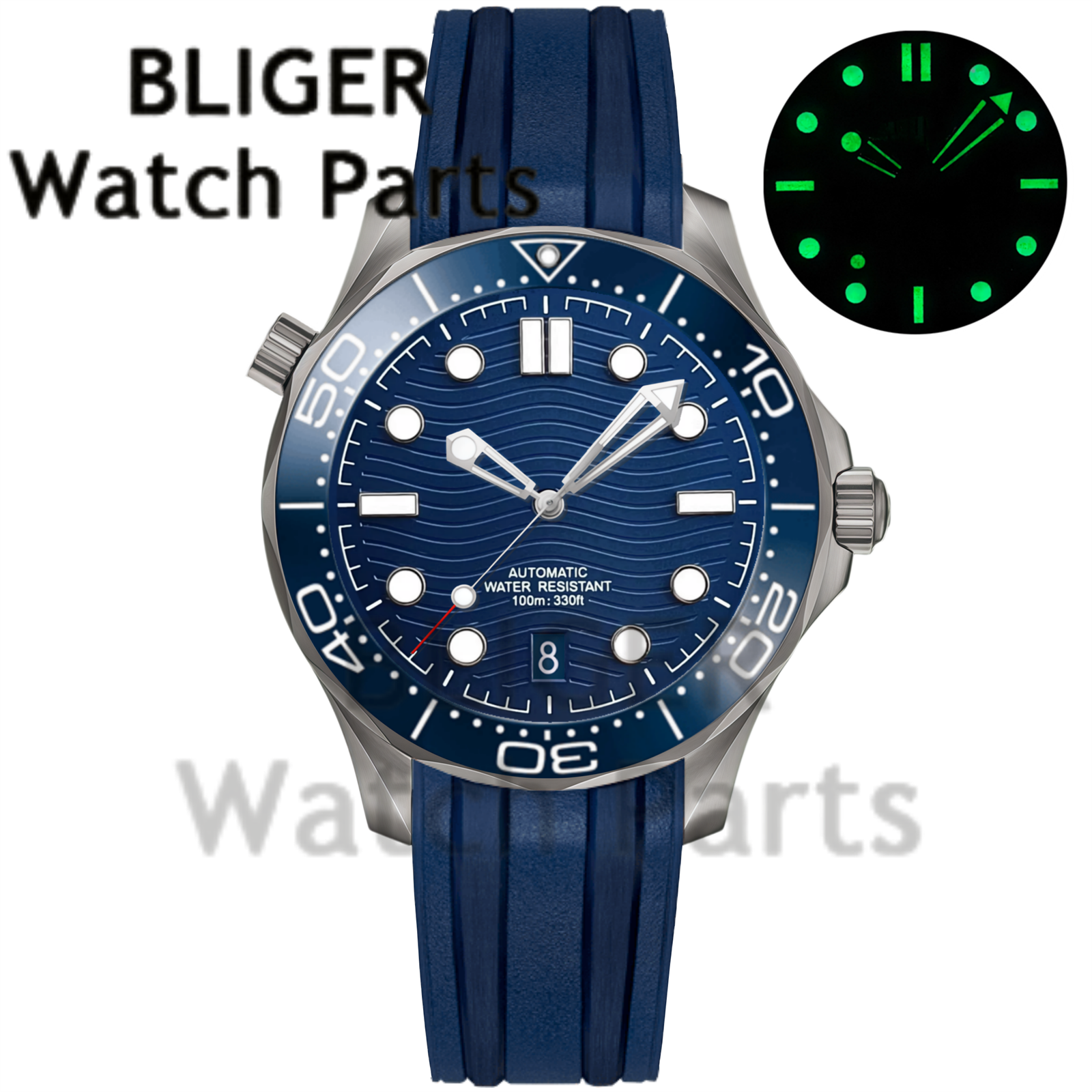 Customizable DIY 41mm Titanium - Stainless Bracelet Diver incelemesi ve fiyatı