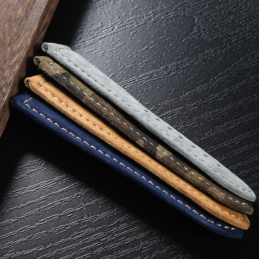 Genuine Suede Watch Strap 22mm - Suede Strap Watch incelemesi ve fiyatı