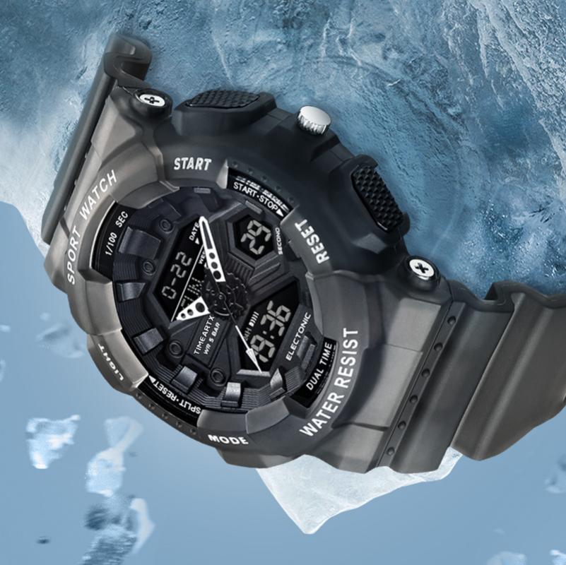 TIMEARTX Men's Watch Luxury Mu - Rubber Strap Diver incelemesi ve fiyatı