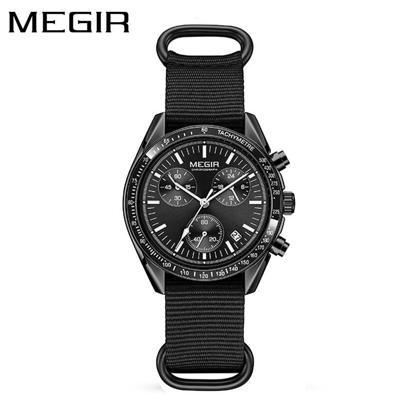 MEGIR 2247 New Luxury Men's Wa - Canvas Strap Watch incelemesi ve fiyatı