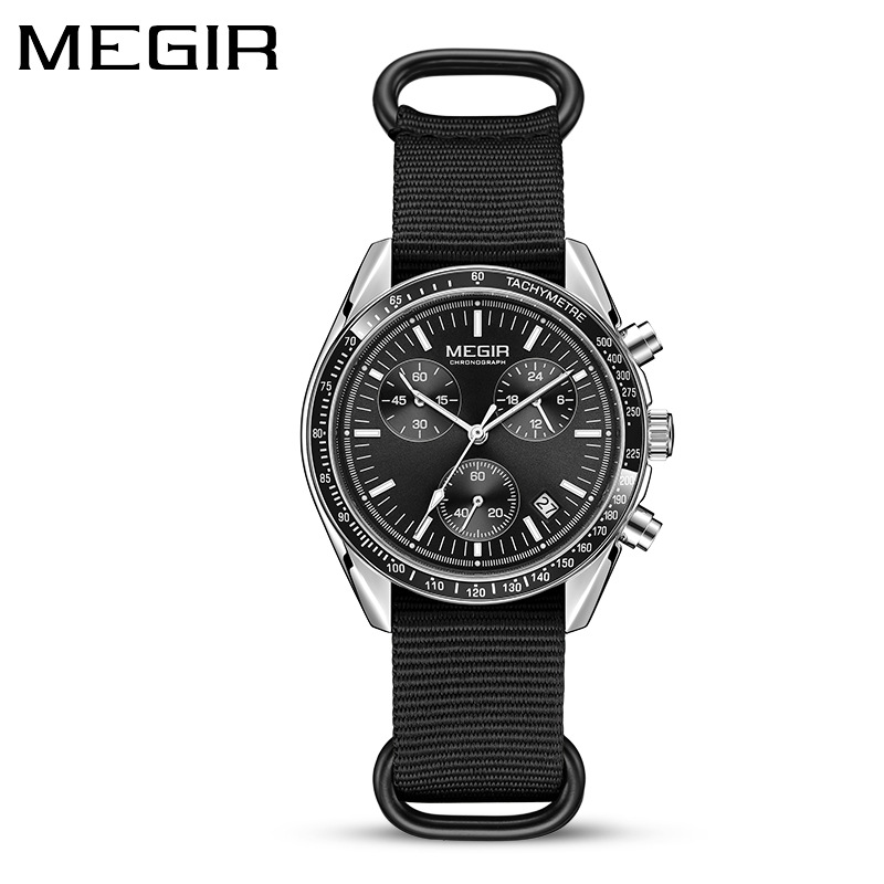 MEGIR 2247 New Luxury Men's Wa - Canvas Strap Watch incelemesi ve fiyatı