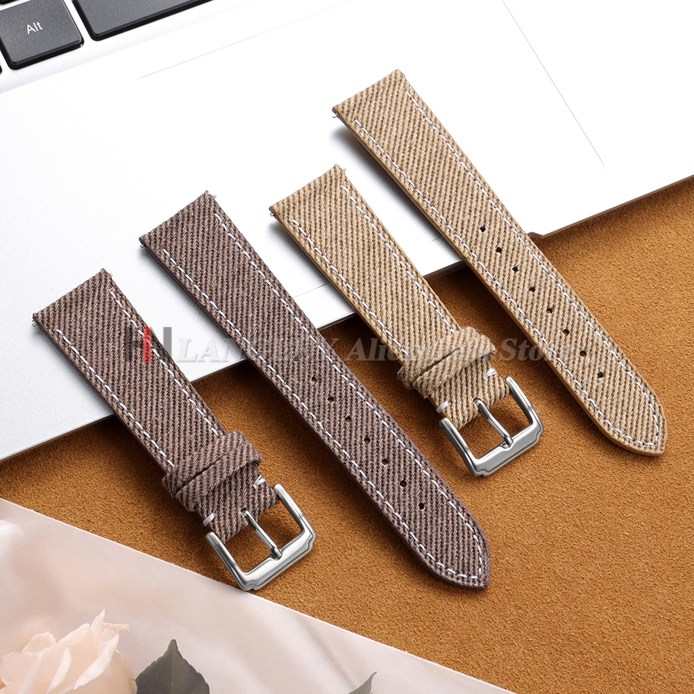 Denim Nylon Watch Strap Canvas - Canvas Strap Watch incelemesi ve fiyatı