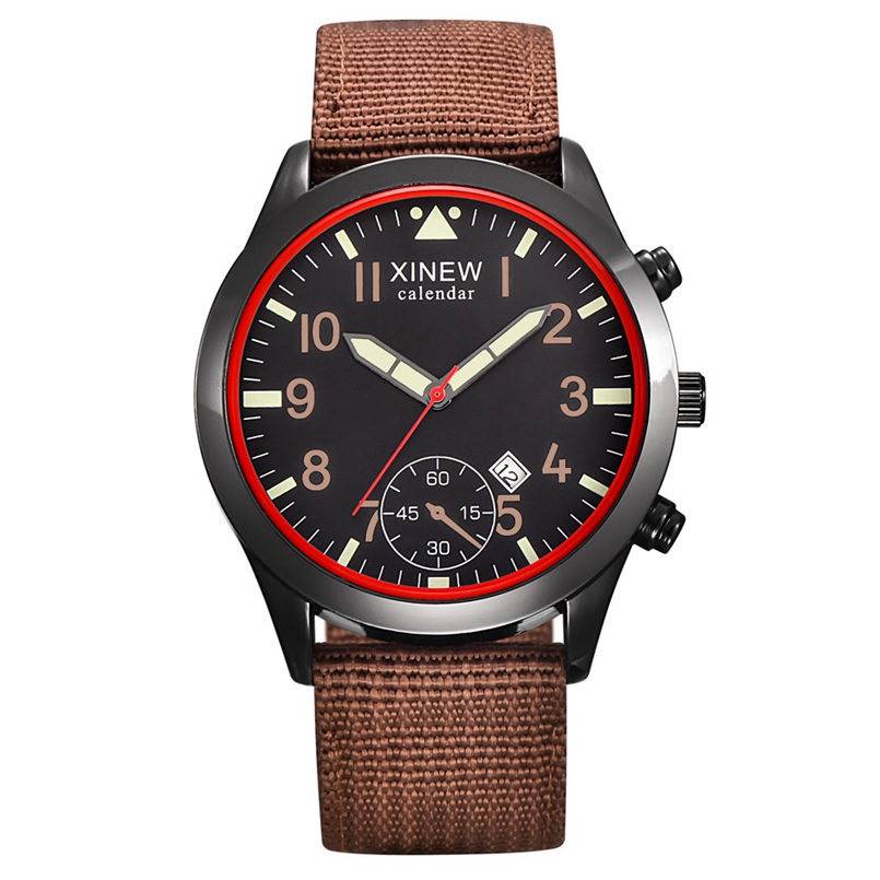 2020 XINEW Watches Men Fashion - Canvas Strap Watch incelemesi ve fiyatı