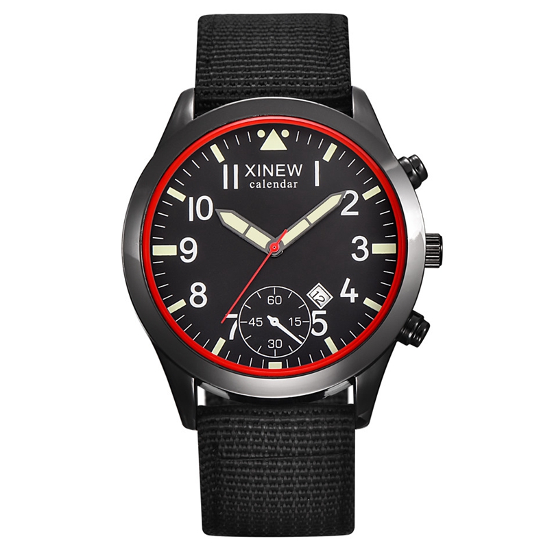 2020 XINEW Watches Men Fashion - Canvas Strap Watch incelemesi ve fiyatı
