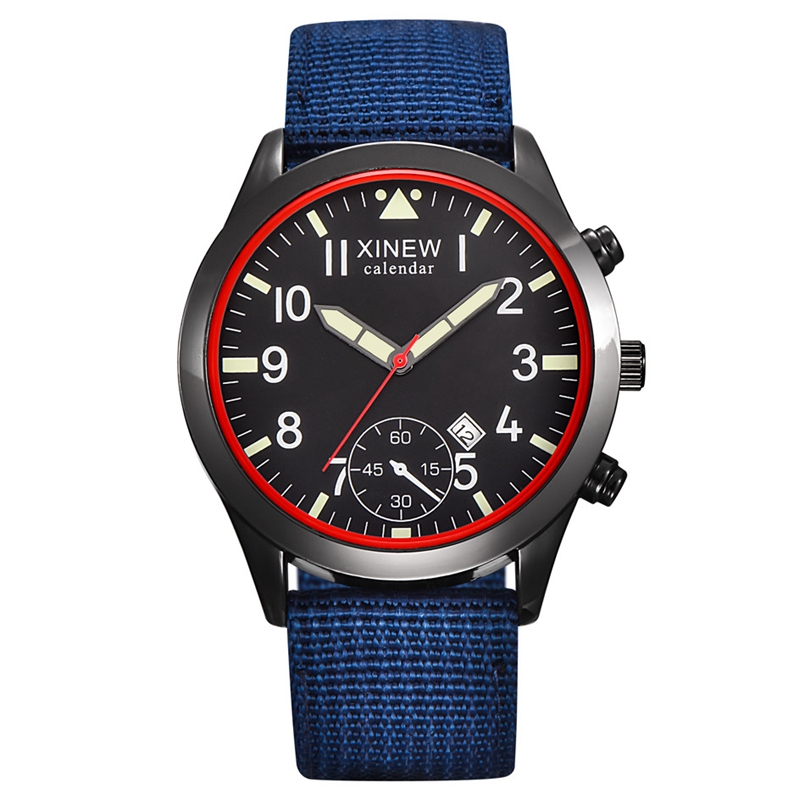 2020 XINEW Watches Men Fashion - Canvas Strap Watch incelemesi ve fiyatı