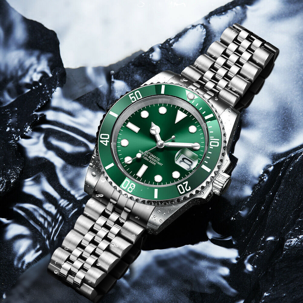 DIY Logo 40MM Dive Watch NH35  - Stainless Bracelet Diver incelemesi ve fiyatı