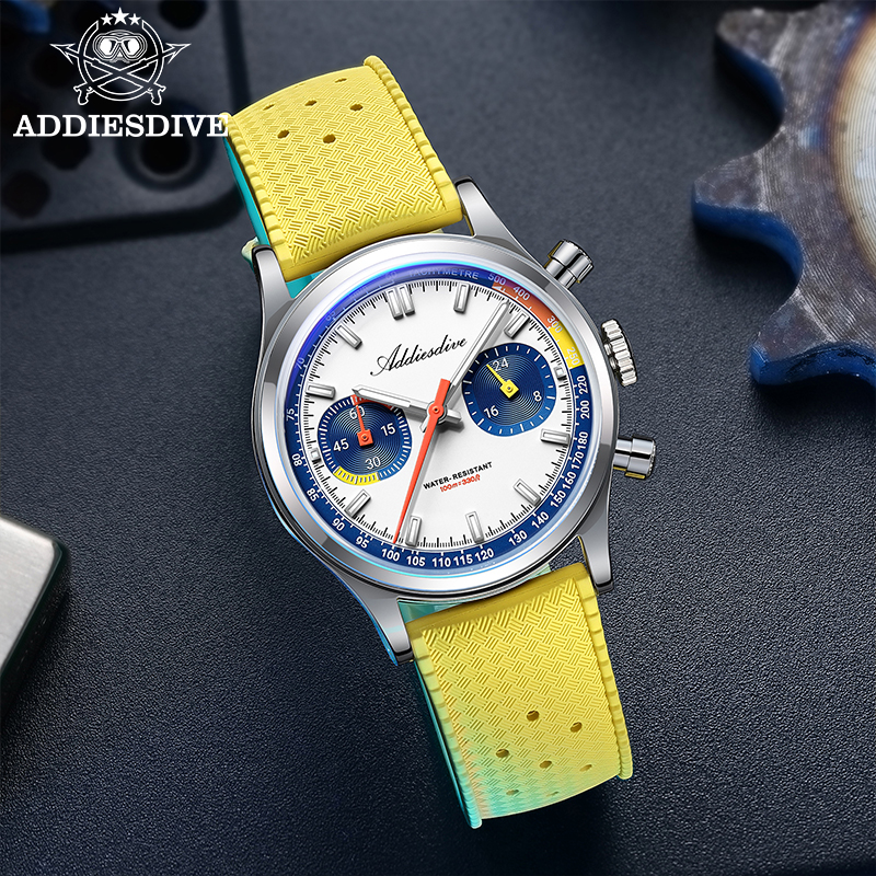 ADDIESDIVE Fashion Men's Quart - Rubber Strap Diver incelemesi ve fiyatı