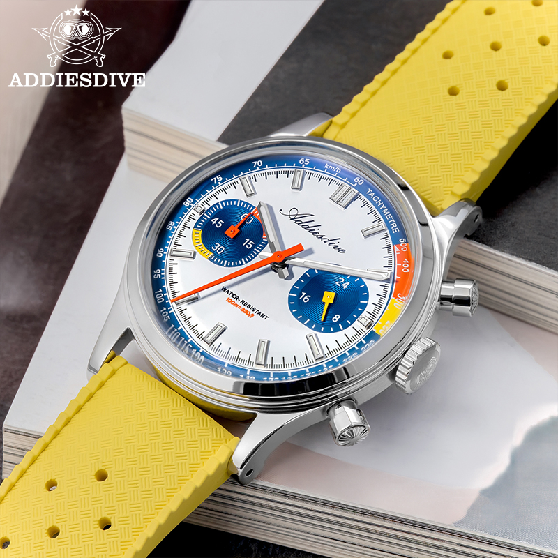 ADDIESDIVE Fashion Men's Quart - Rubber Strap Diver incelemesi ve fiyatı