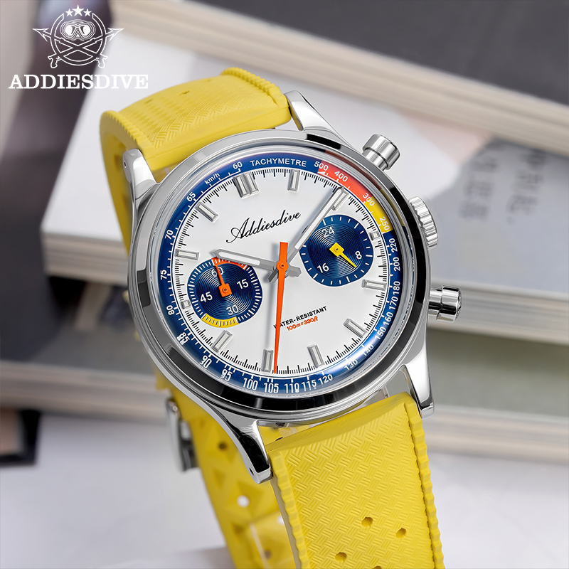ADDIESDIVE Fashion Men's Quart - Rubber Strap Diver incelemesi ve fiyatı
