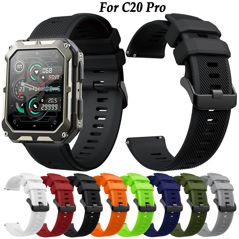 C20 pro Smartwatch 22mm Strap  - Silicone Watch Band 22Mm incelemesi ve fiyatı