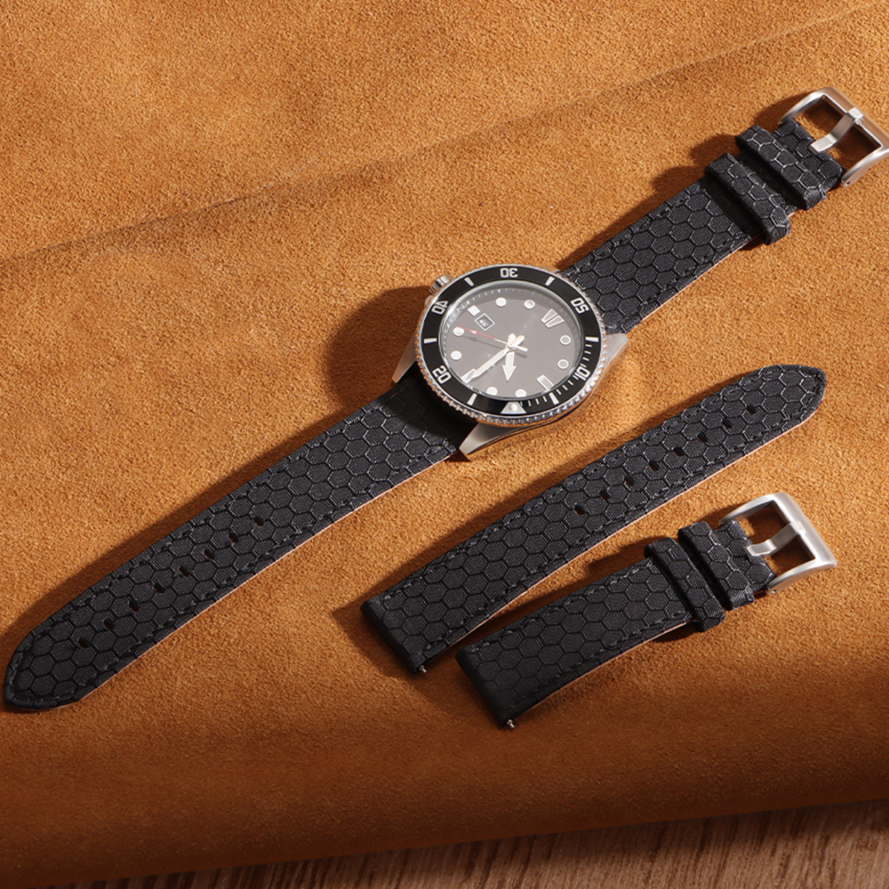 20mm 22mm Smooth Genuine Nylon - Perlon Strap Woven incelemesi ve fiyatı
