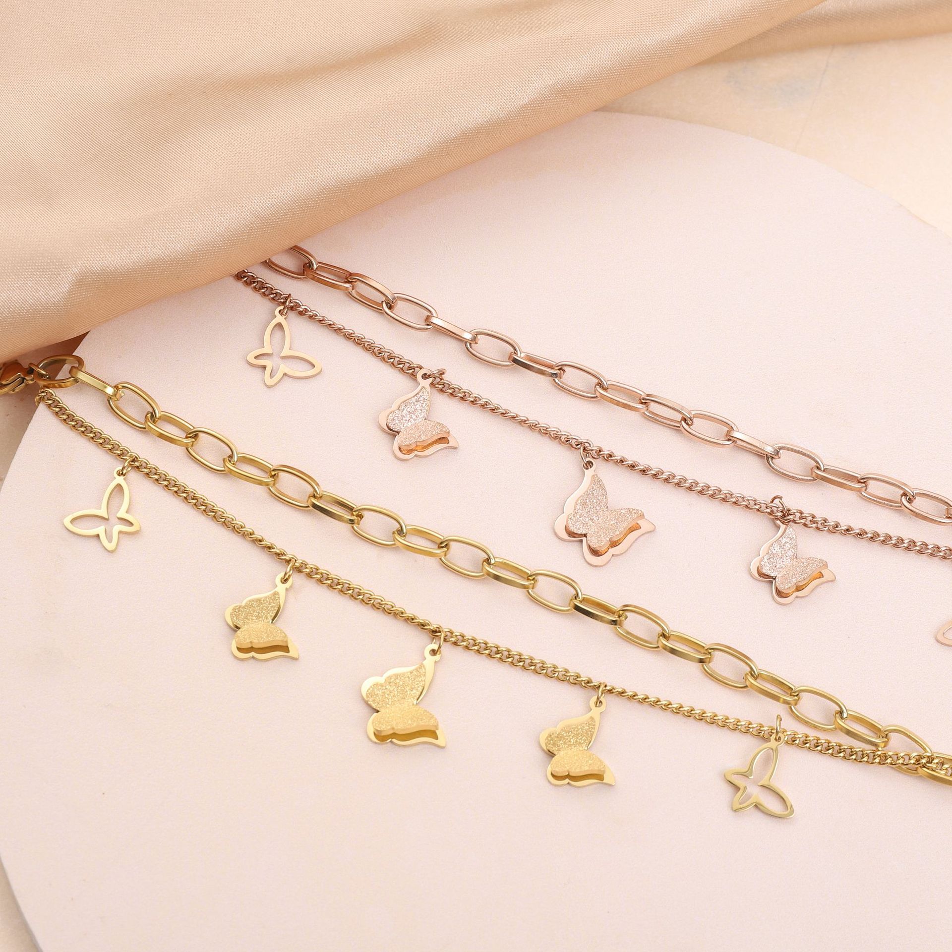 OIMG 316L Stainless Steel 3 Co - Butterfly Clasp Deployant incelemesi ve fiyatı
