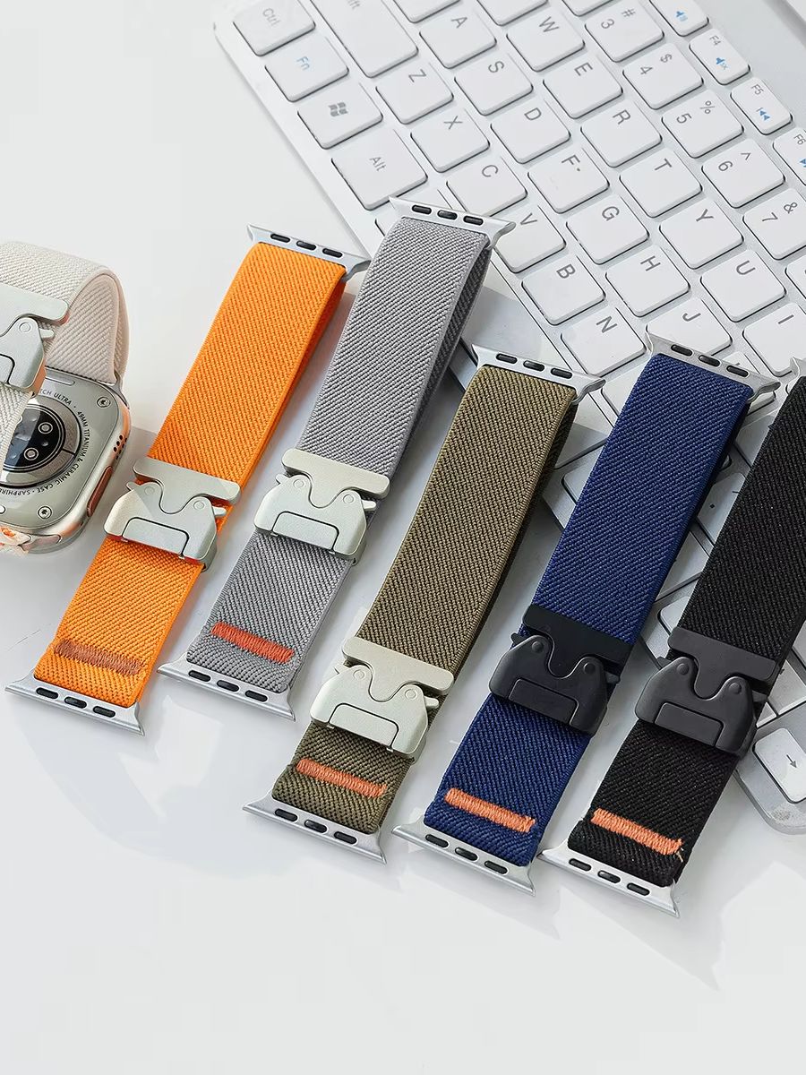 For Apple Watch Band Nylon Ela - Parachute Strap Elastic incelemesi ve fiyatı