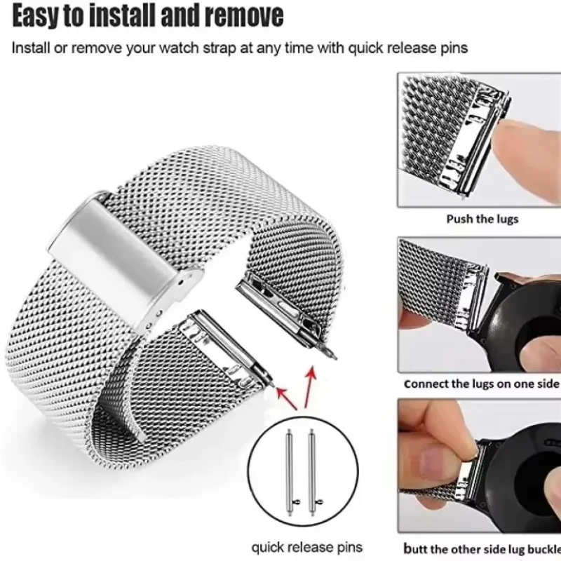 22mm 20mm Milanese Loop For Ga - Milanese Loop Magnetic incelemesi ve fiyatı