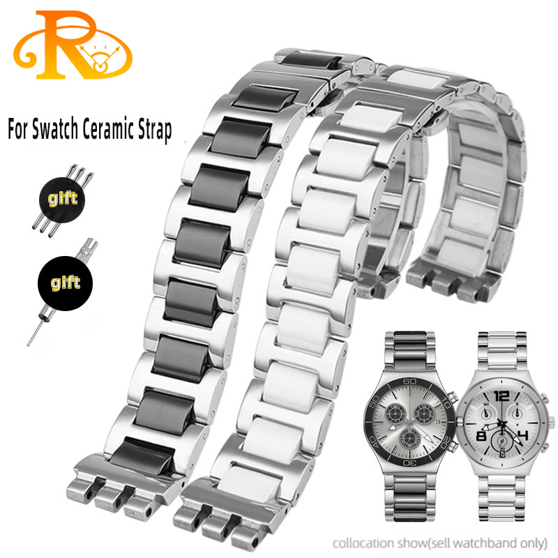 For Swatch Ceramic+ Stainless  - Butterfly Clasp Deployant incelemesi ve fiyatı
