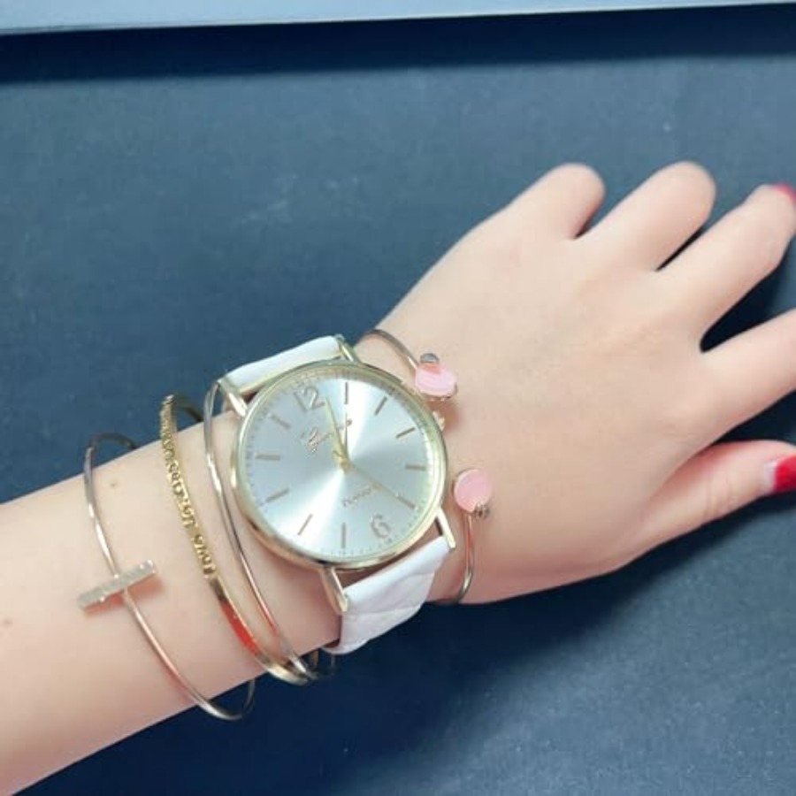 10 Pack Women Men Unisex Plati - Leather Watch Band Men incelemesi ve fiyatı