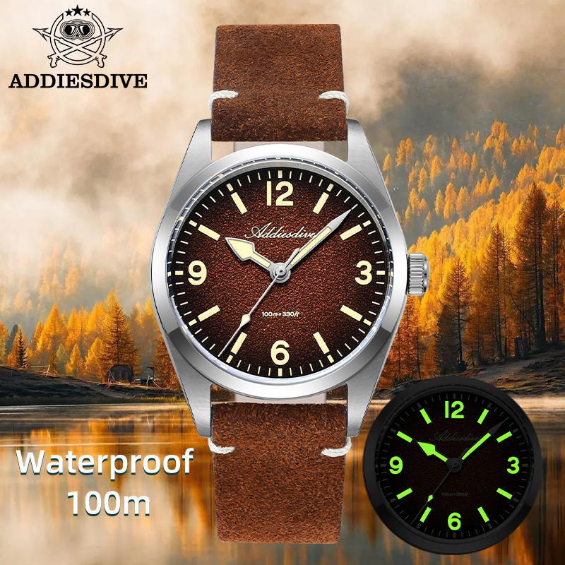 ADDIESDIVE Japan 2035 Super Lu - Suede Strap Watch incelemesi ve fiyatı