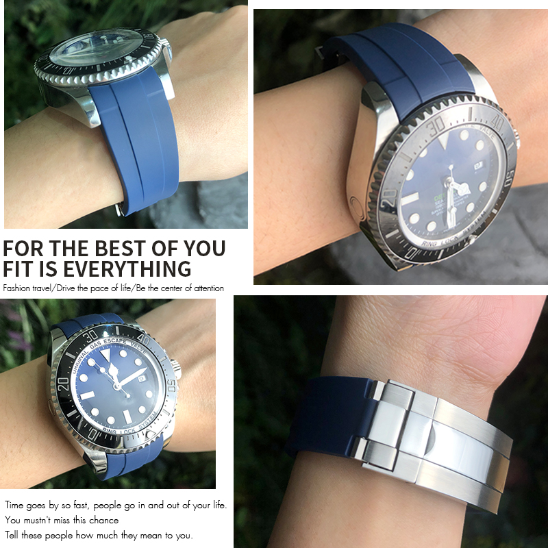 21mm Silicone Rubber Watch Ban - Rubber Strap Diver incelemesi ve fiyatı