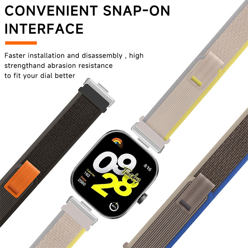 For Xiaomi Redmi Watch 4 Nylon - Sport Loop Velcro incelemesi ve fiyatı