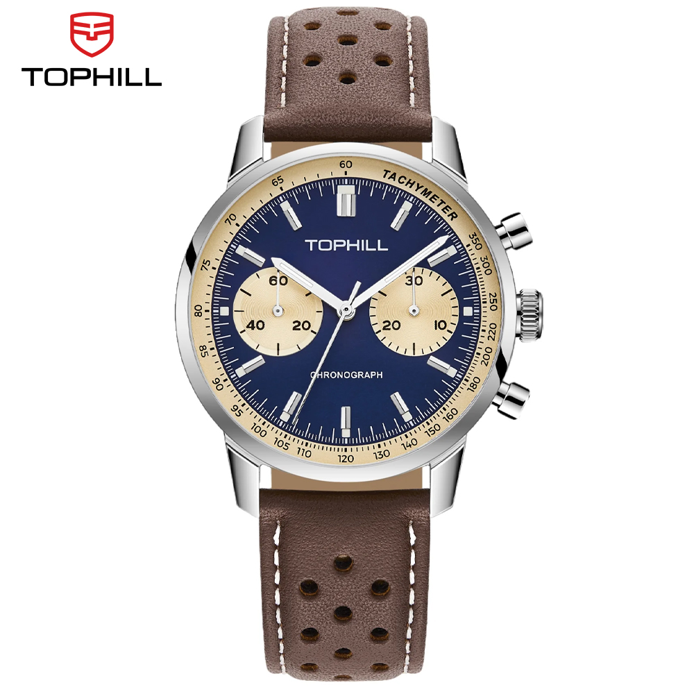 TOPHILL Vintage Racing Chronog - Tropic Strap Vintage incelemesi ve fiyatı