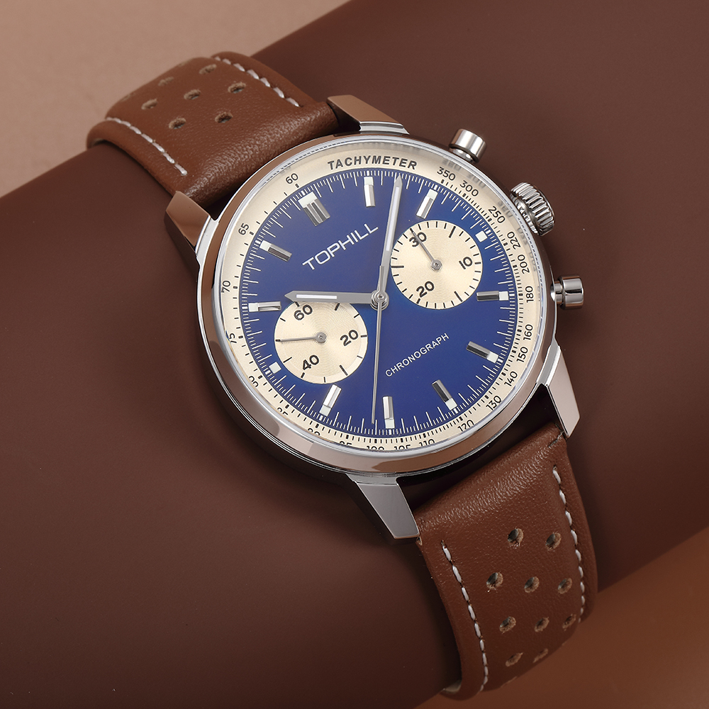 TOPHILL Vintage Racing Chronog - Tropic Strap Vintage incelemesi ve fiyatı