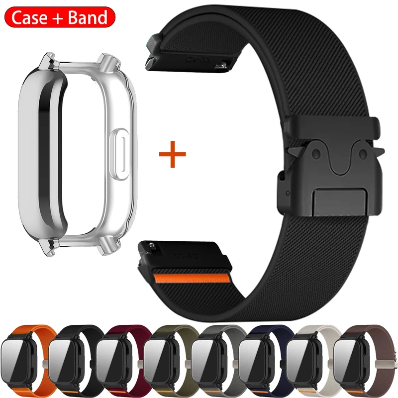 Nylon Straps+ TPU case for Red - Parachute Strap Elastic incelemesi ve fiyatı
