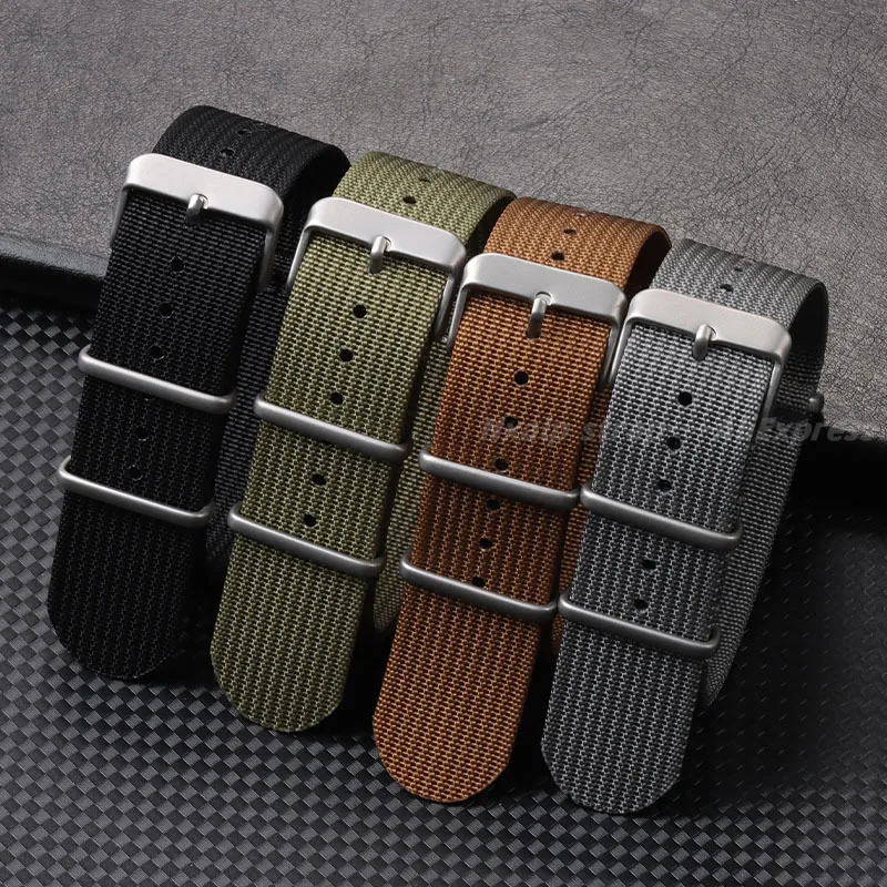 Ribbed Nylon Watch Strap 18mm  - Nato Strap Nylon incelemesi ve fiyatı